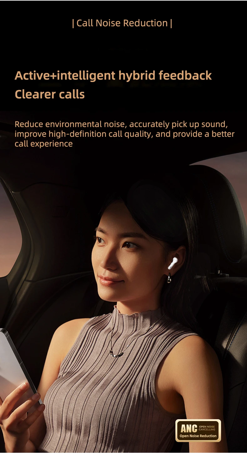 Lenovo LE253 Wireless Bluetooth 6.0 Headphones TWS HiFi Sound ANC Noise Reduction Earphones Gaming Sports Earbuds With Mic New