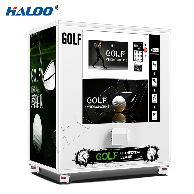 FL Custom 2026 New Golf Ball Dispenser Vending Machine Coin & QR Code Token Payment Systems with SDK Function for Golf Courses