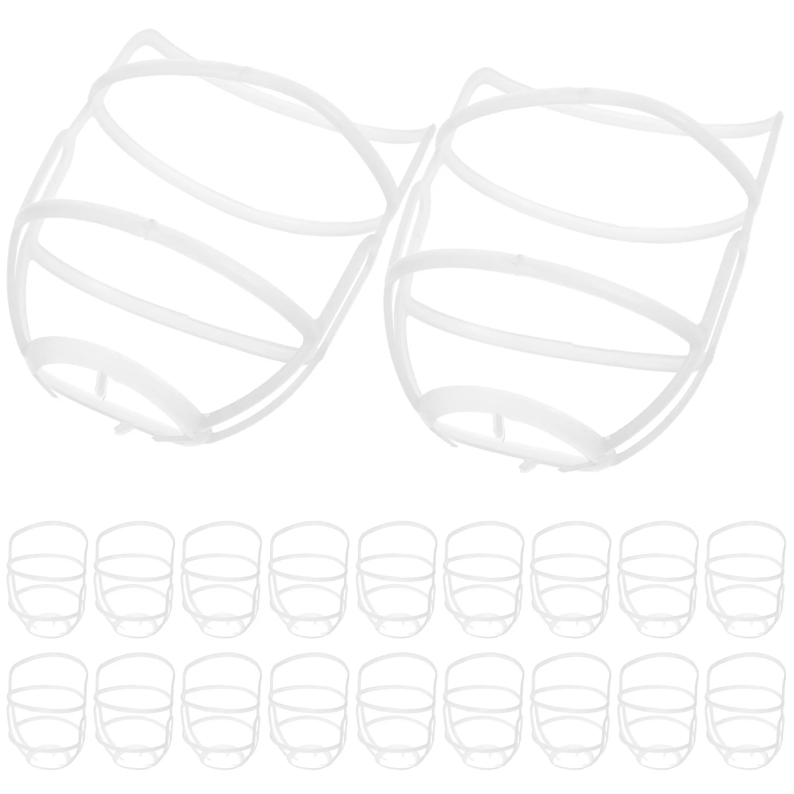 

20Pcs Infusion Bottle Net Cover Heavy Duty Plastic Reusable Saline Bottle Holder for Infusion Stand Drip Rack Accessories