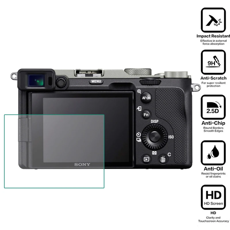 Film de Protection en Verre Dur pour Écran d'Appareil Photo, Accessoires pour Sony Alpha 7C II/R/2 A7C A7CII A7C2 A7CM2 A7CR