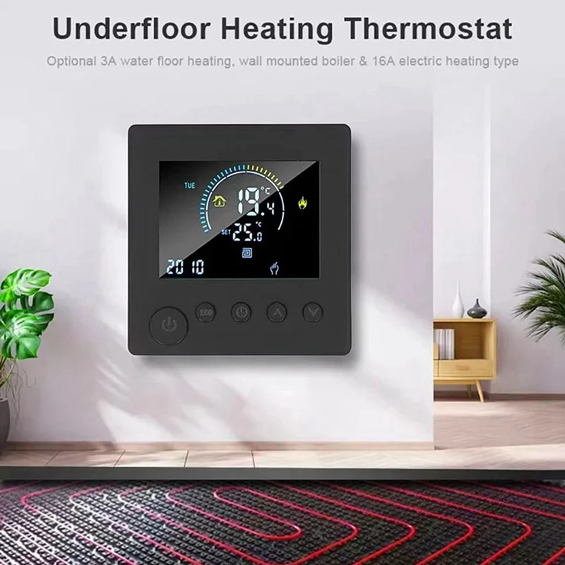 FULL-Wifi Smart Thermostat Electric Floor Heating Water Gas Boiler Temperature Wireless Remote Controller By Tuya Alexa