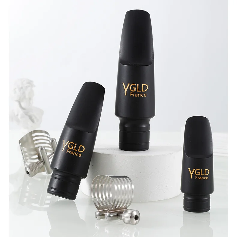 Best-selling blues master saxophone plastic mouthpiece for high/medium/low range saxophone Professional-grade accessories.