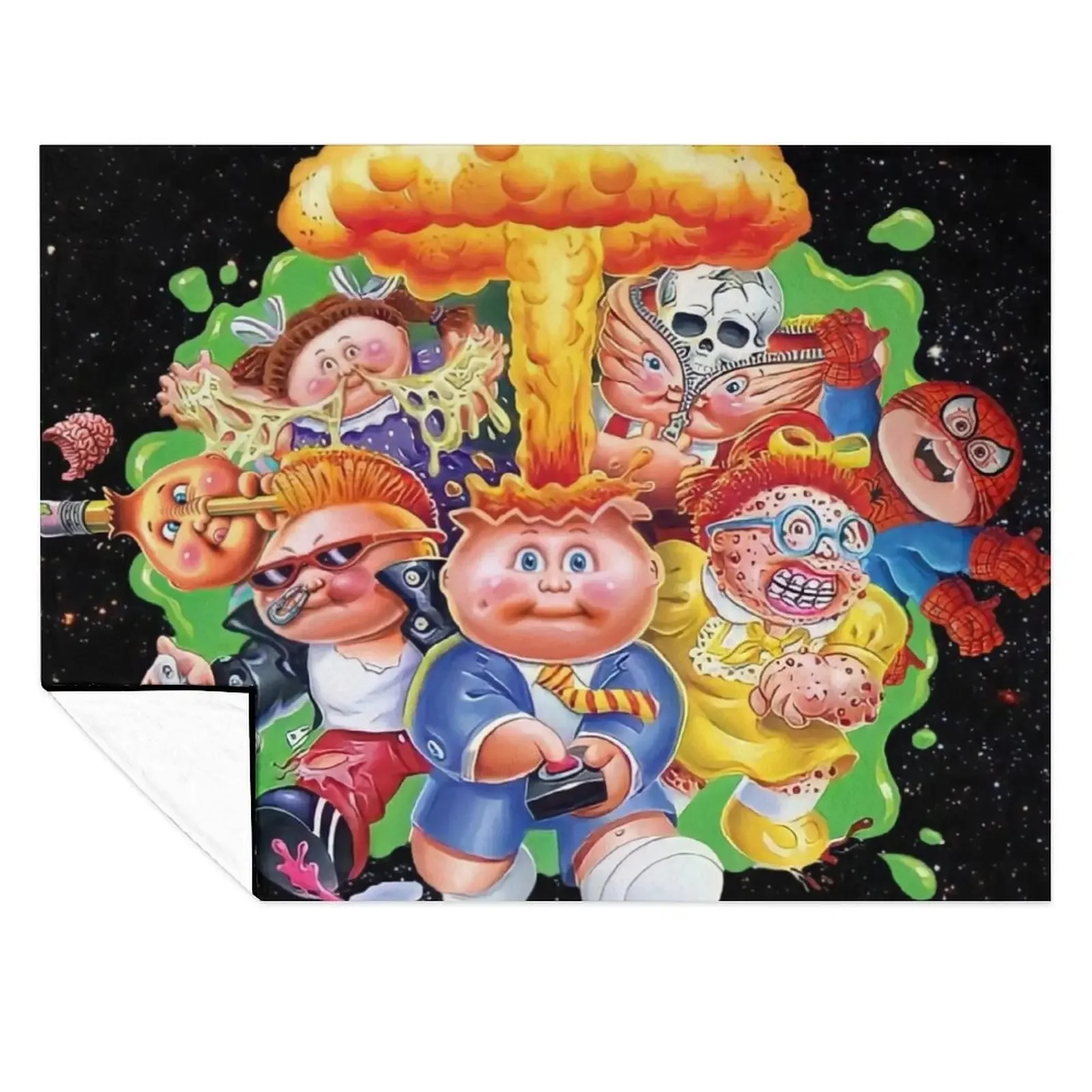 

Garbage pail kids Throw Blanket Quilt Flannels Thins Fashion Sofas Blankets