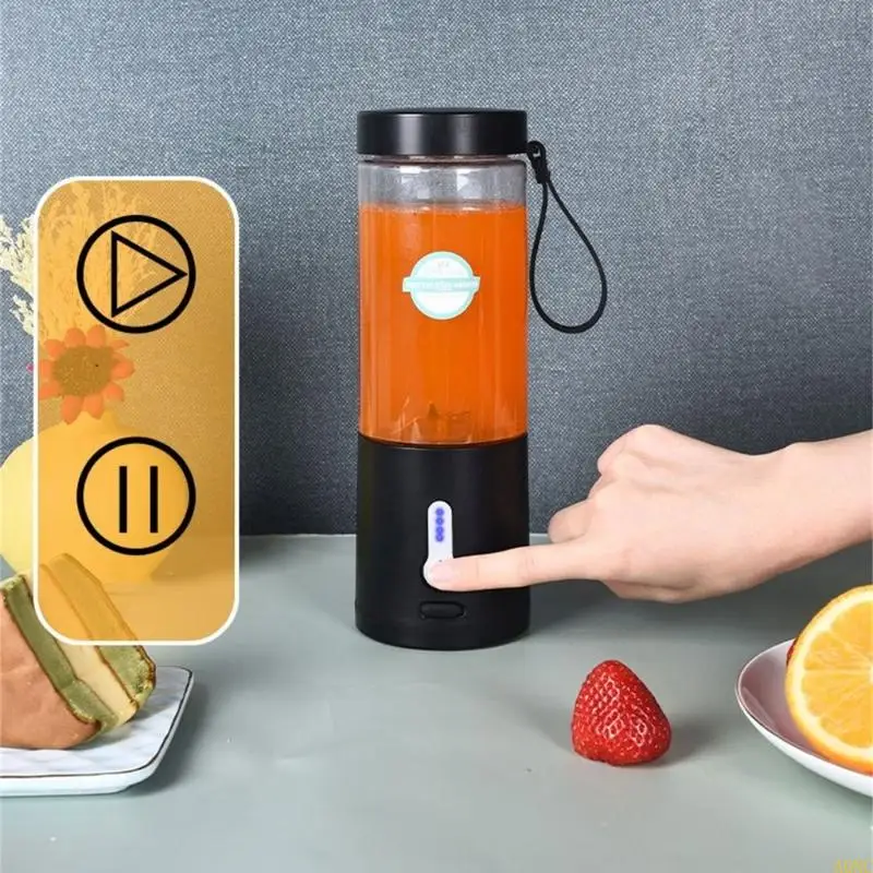 A0NC محمولة عصارة كهربائية خلاط الفاكهة المصغرة خلاطات الفاكهة العصارة USB قابلة لإعادة الشحن