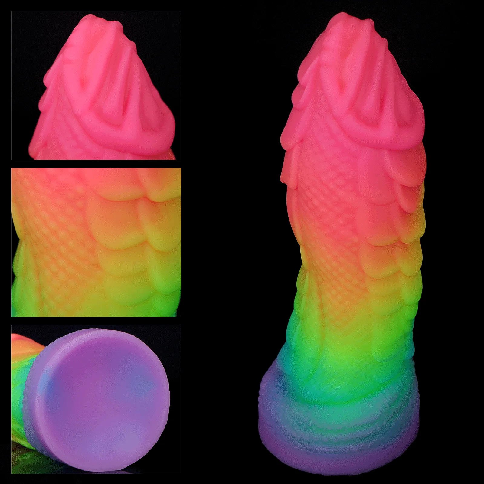 Dildon Sexy Girl Alien Dildo Anal Luminous Scale Stimulation Analsex Toy 21*6cm Big Dick Dildo And Sex Toys Dildos Adult Toys