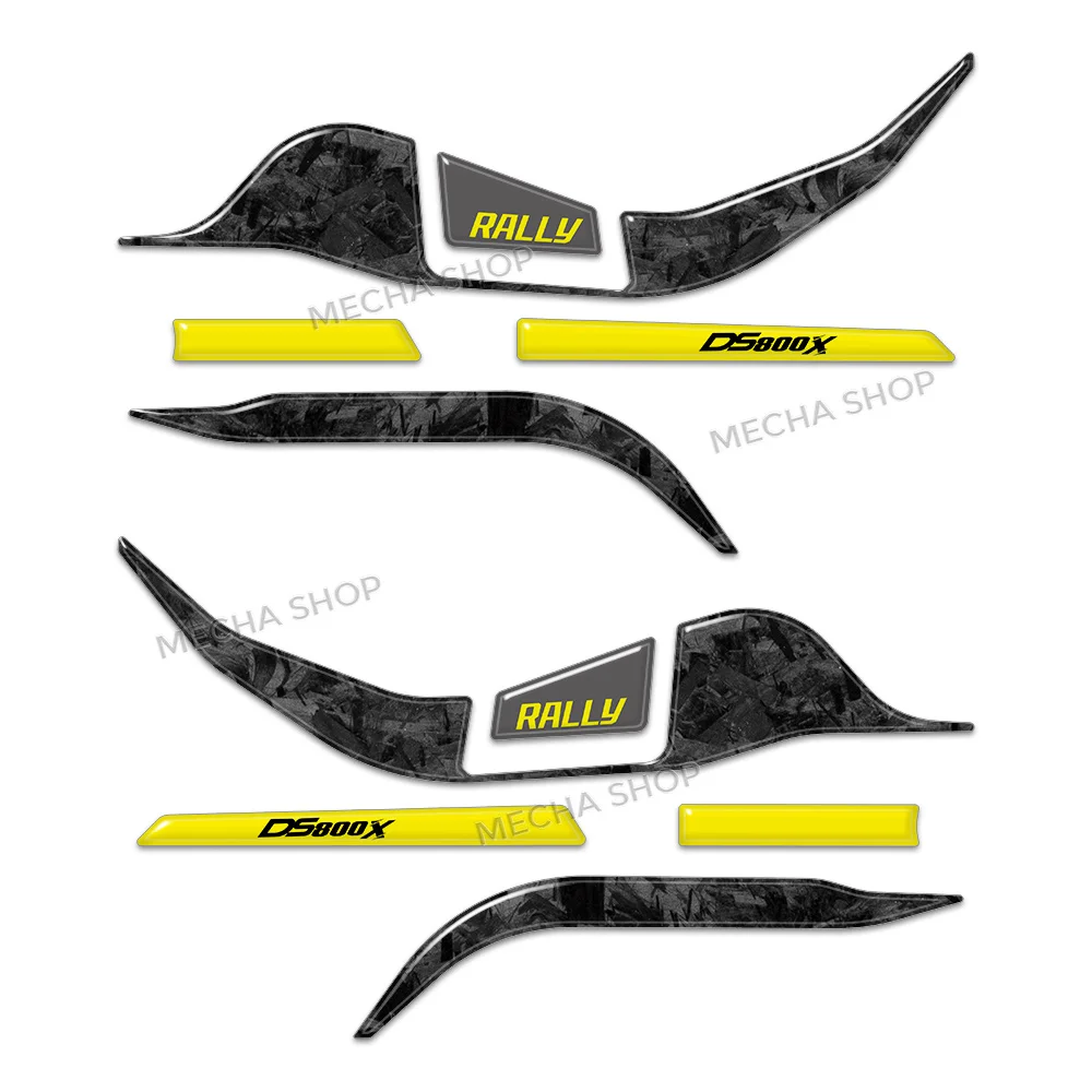 ds800x accessories Motorcycle Handguard 3D Stickers for Voge Valico 800DSX Rally 2025-2026