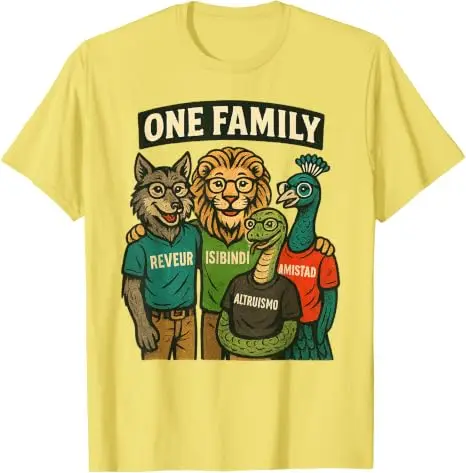 ISIBINDI, REVEUR 4 Häuser 1 Familie T-Shirt Y2k Cartoon Niedliches Grafik-T-Shirt mit Spruch „Reveur“, Haus, Träumer, Rca, Schule, Geist, Geschenk – Detail 17