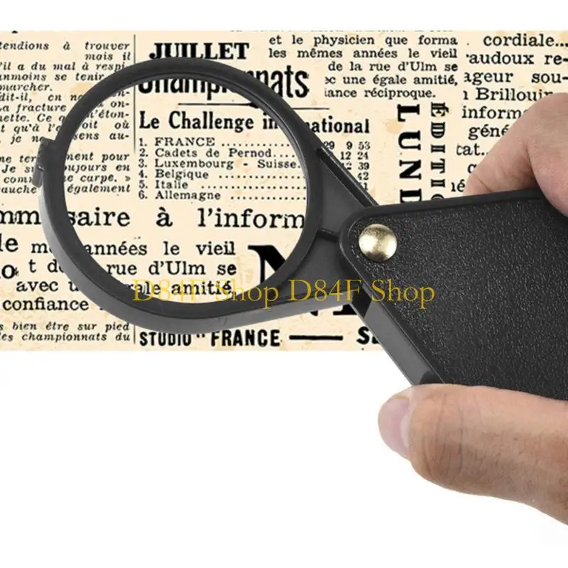 D84F and Hobby Using Pocket Magnifier 2.56''Diameter Loupe with Keychain