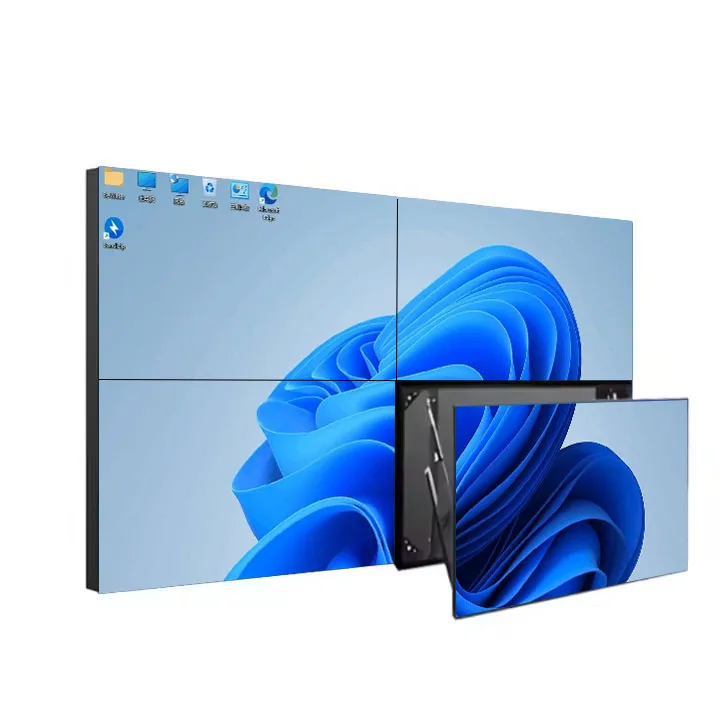 

Ультраузкий ЖК-экран для сращивания, большая охранная ТВ-стена для внутреннего розничного магазина, видеостена с функцией