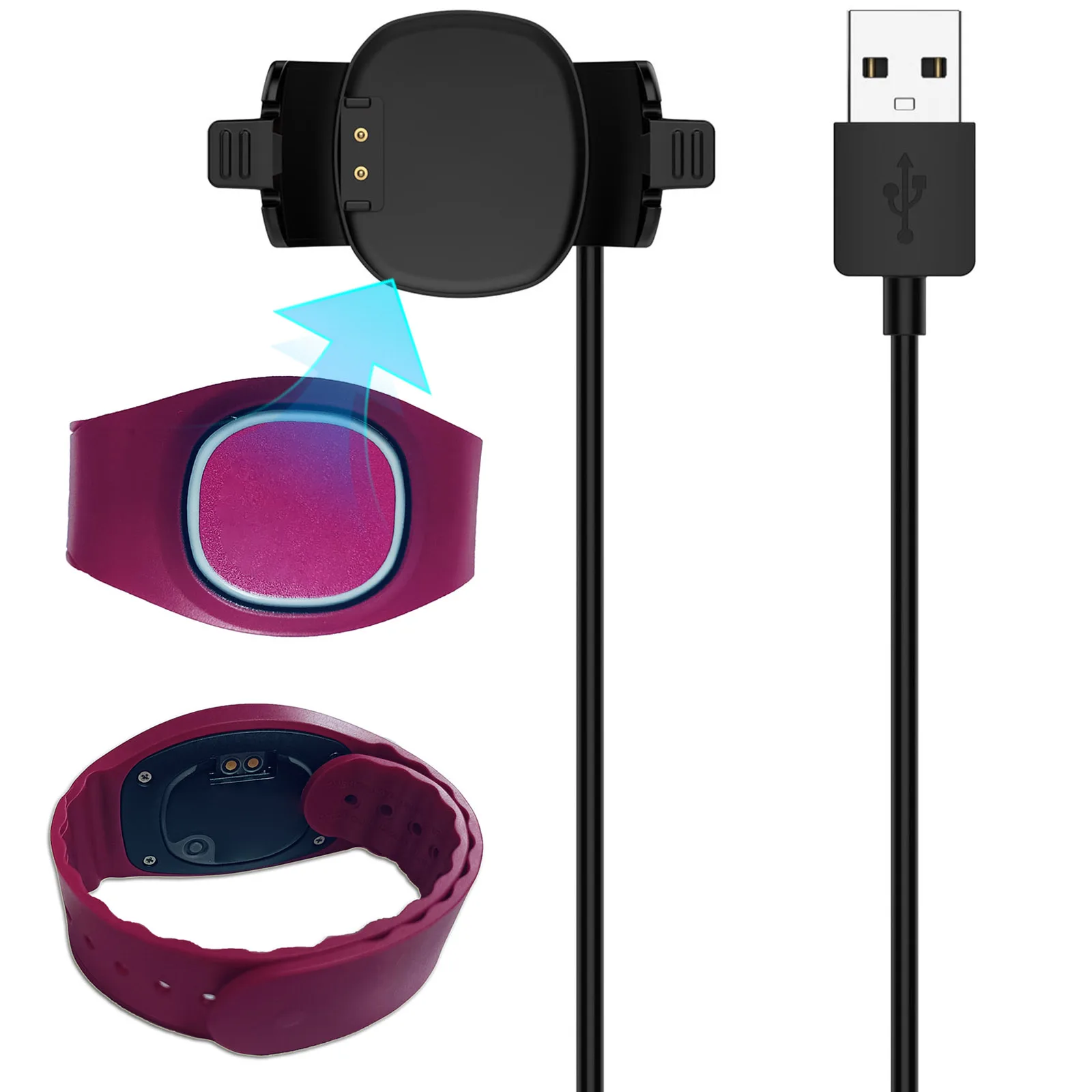 

For MagicBand Plus Charging Line Multi-Purpose Charger Cable Dock Wear Resist Replacement Charger Base Watch Accessories