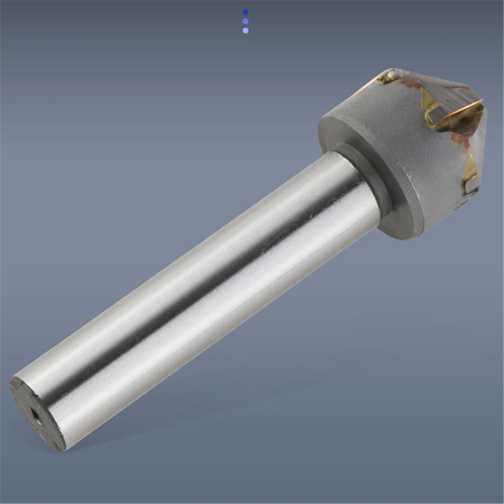 YG8 Mũi Khoan Mũi Khoan Với Hàn Carbide Lưỡi Dao Chamfering Cụ Xay 60/90 Degree16mm 20Mm 25Mm 30Mm 40Mm chamfering Dao Cắt