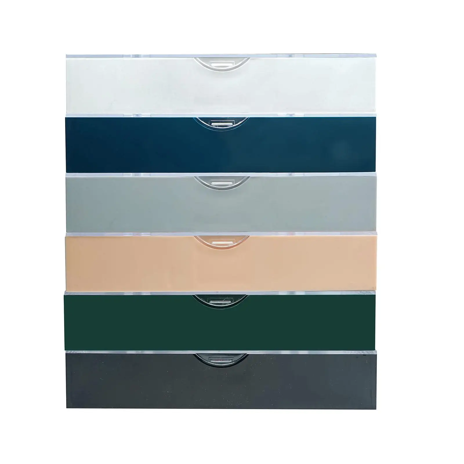 False Nail Tips Storage Box 30 Cells Cosmetic Case Display Nail Art Decoration Container for Nail Salon Home Use Nail False