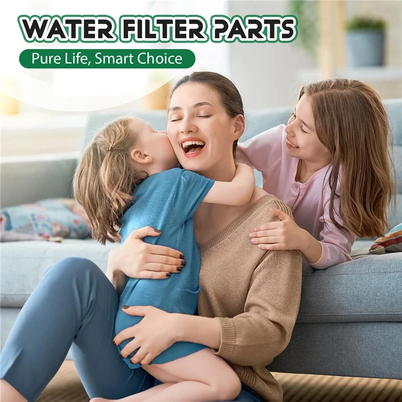 【NEW】6Pcs 5 Micrometre String Wound Water Filter Universal Whole House Replacement Cartridge Sediment Filters 10Inch