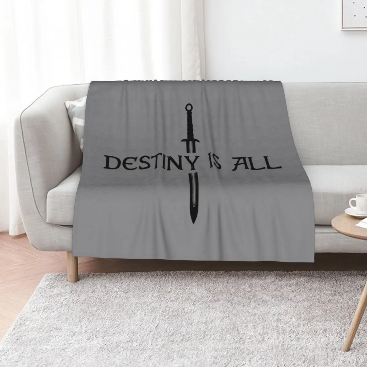 The Last Kingdom - Destiny Is All Throw Blanket warm for winter Shaggy Sofa halloween Personalized Gift Blankets