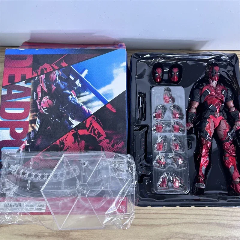 

26CM Super Hero DeadpoolAction Figure Desktop Model Sculpture Ornaments Collection Toys Home Decorate Kids Christmas Gifts