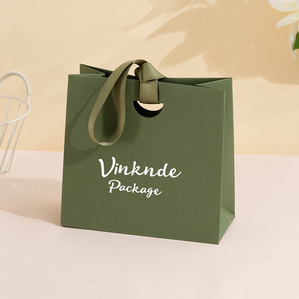 شخصية الأخضر ليتشي نمط كرتون حمل حقيبة شحن ارتفع الذهب احباط كرافت ورقة شعار مخصص للملابس والمجوهرات العطور