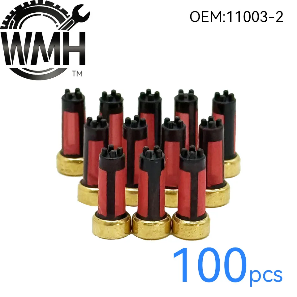 100 قطعة اكسسوارات السيارات العلامة التجارية الجديدة الأصلي حاقن الوقود تصفية مناسبة لمعظم المركبات size6*14 #4