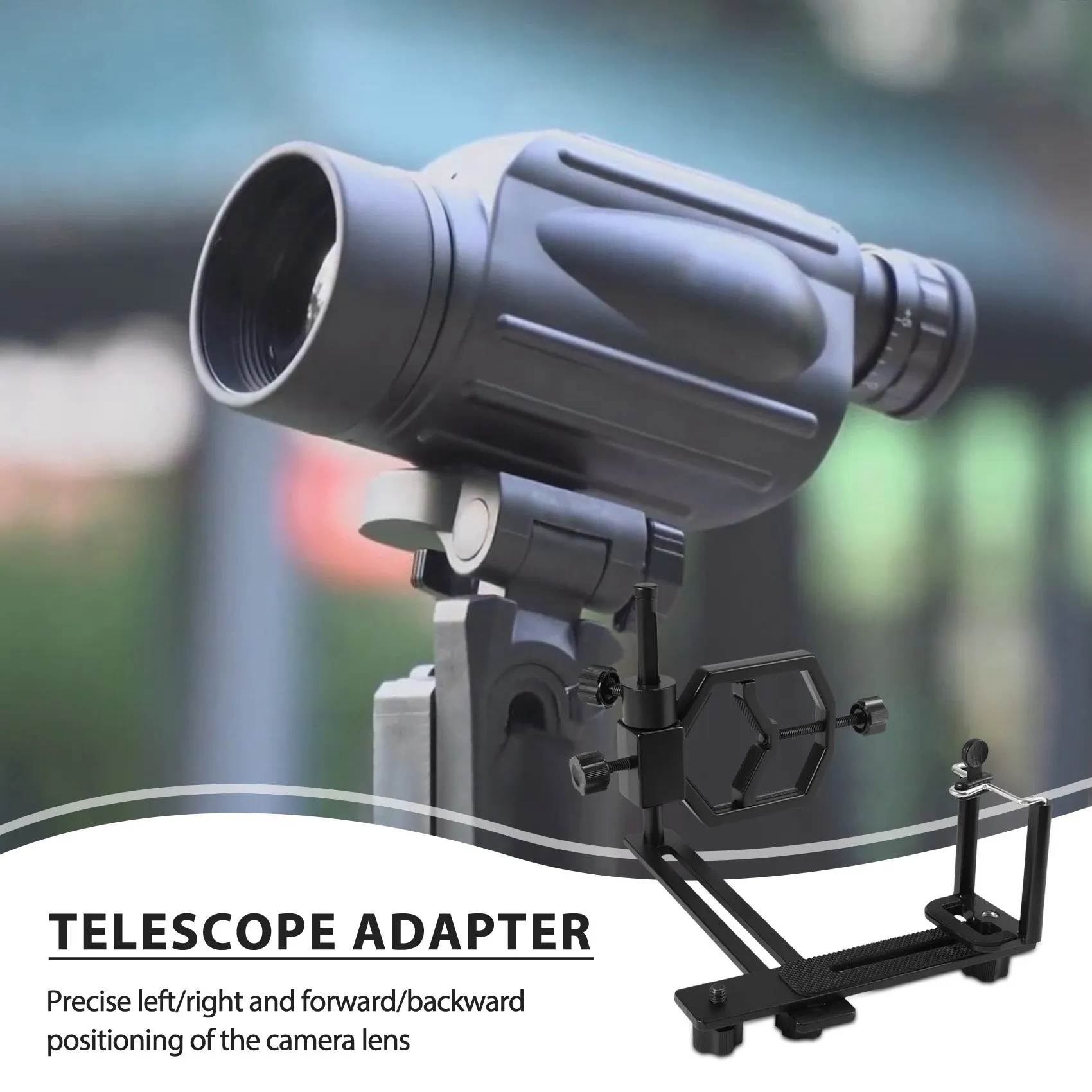 B24B Multifunction Telescopic Universal Digital Camera Cell Phone Bracket Support Holder Mount Spotting Scopes Telescope Adapter