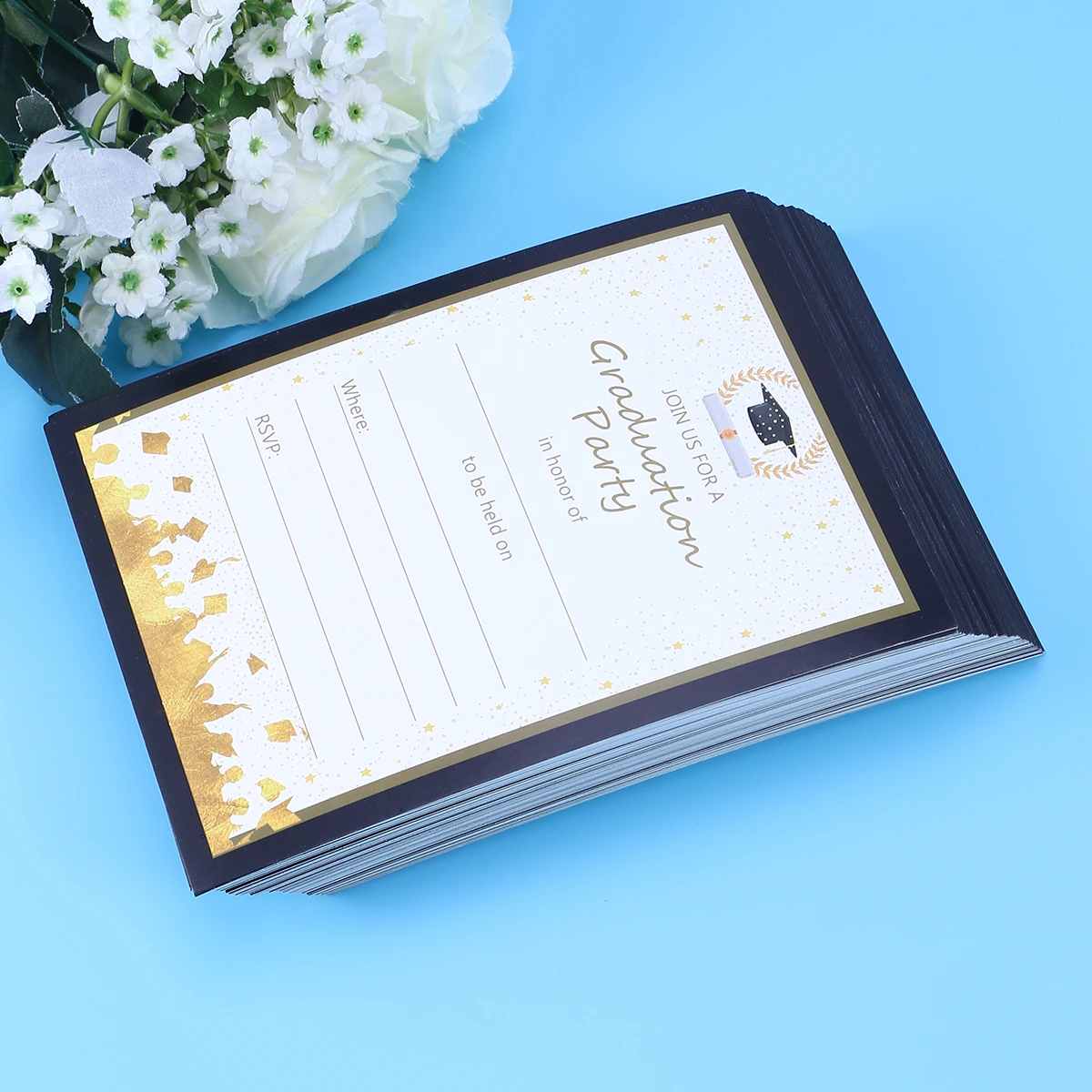 

48Pcs Graduation Party Game Activity Cards Secure Packaging Perfect for Commemorating Graduation Party Game Activity Cards