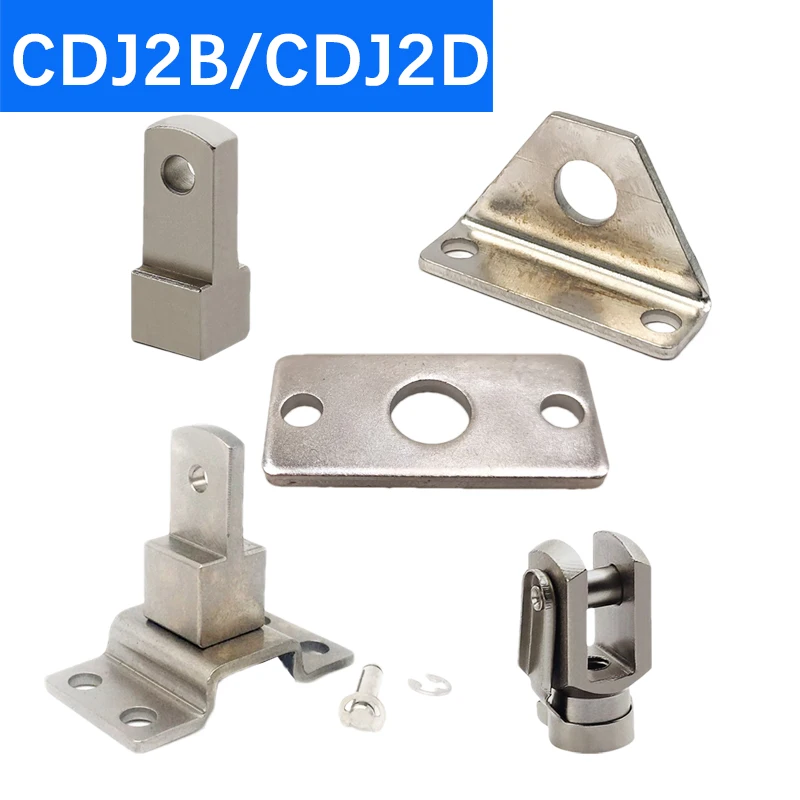 CDJ2B CDJ2D Mini Cylinder LB /CJ /Y /I /FA -Bore 6mm/10mm/16mm CJ-F010C CJ-L016C CJ-T016C Y-J010C I-J016C Joint Mounting Bracket