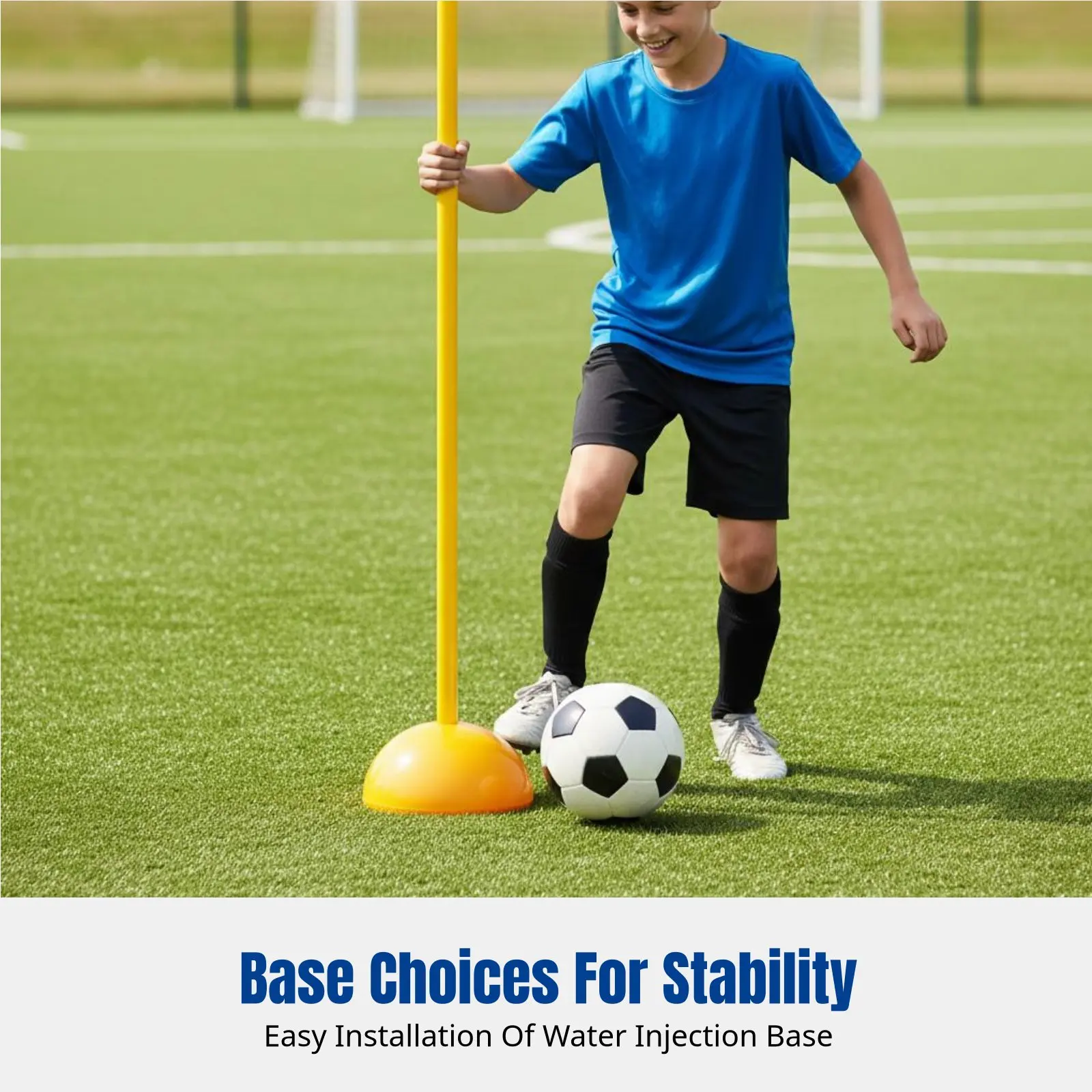 

Sports Training Marker Pole, Corner Flag, Obstacle Rod, Rubber Base, Water-Fill Base, Outdoor Equipment
