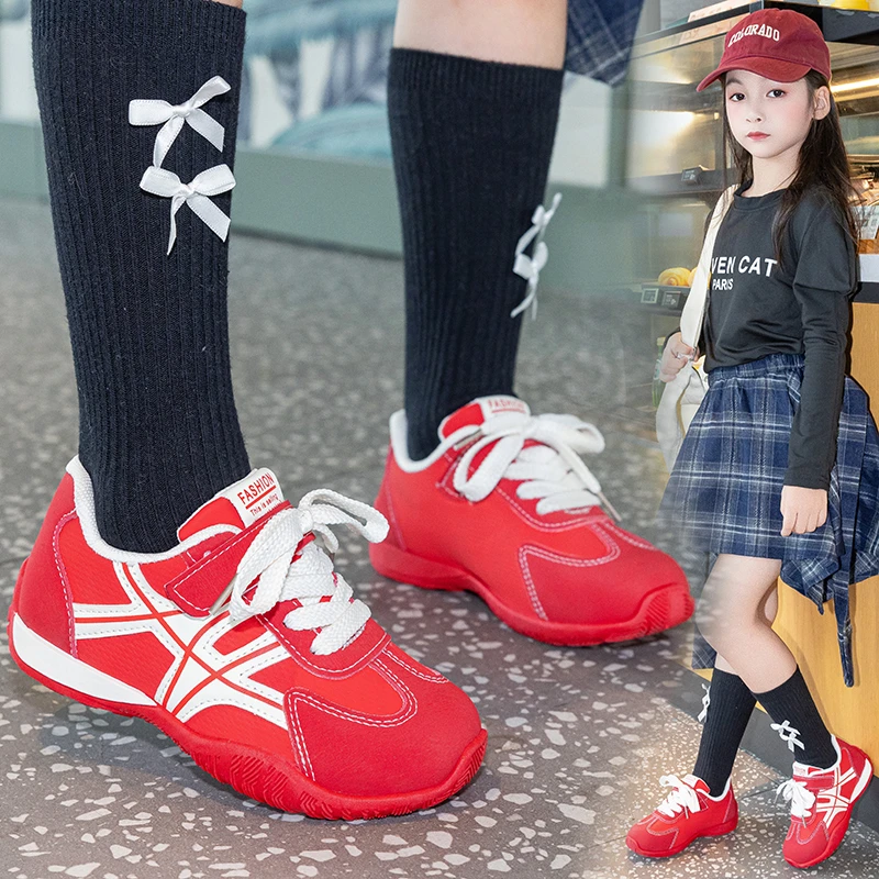 Children's Sports Shoes 2026 Autumn Baby Flat Bottom Fashion Non Slip Girls Boys Fashion Running Shoes Kid's Casual Sneakers