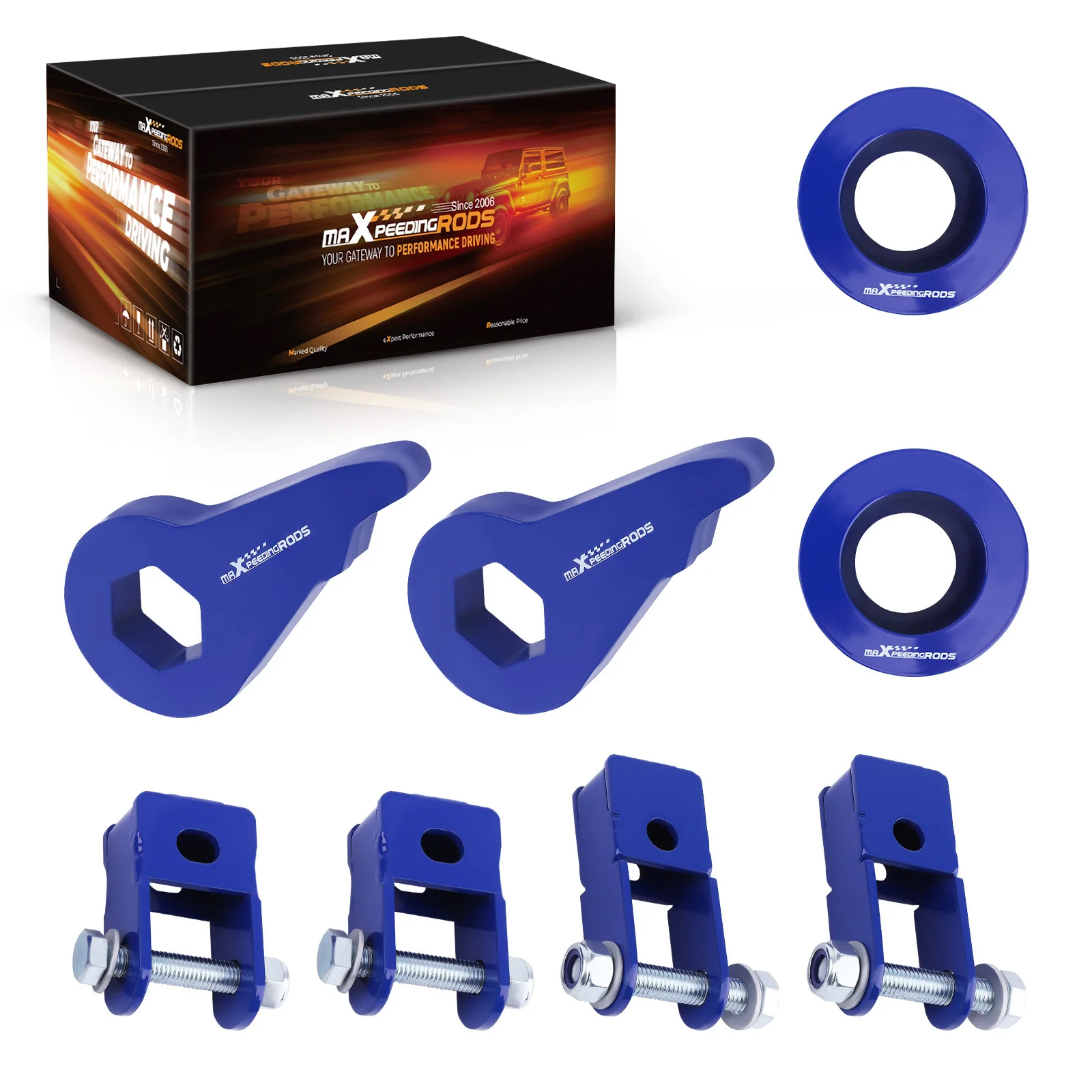 Kit de Elevação de Nivelamento Frontal de 3 polegadas e Traseiro de 2 polegadas para GMC Yukon, Chevy Suburban, Tahoe 2000-2006