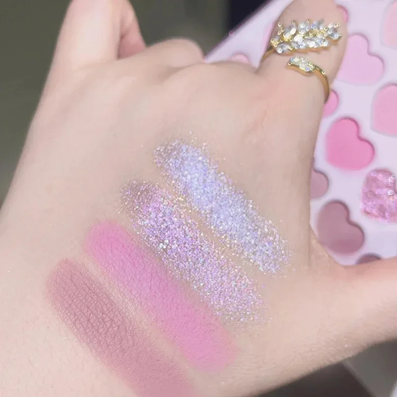 Сладкий-розовый-20-цветный-тени-для-век-в-форме-сердца-жемчужный-блеск-фиолетовые-тени-для-век-розовые-румяна-естественно-осветляет-корейский-макияж