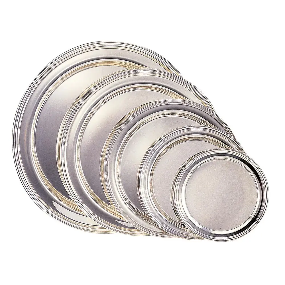 

Silver Round Silver Plated Tray, 12"