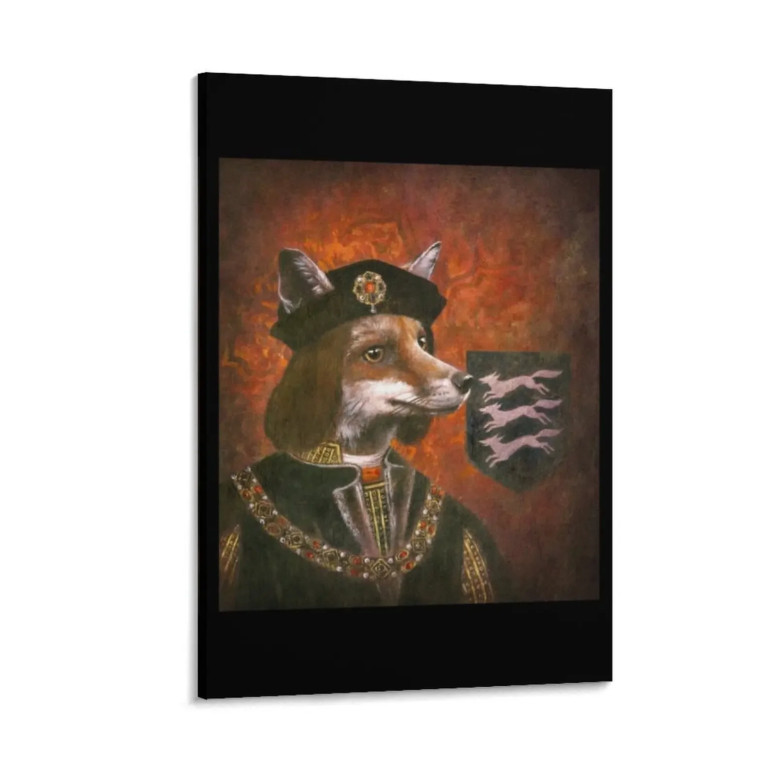 

King Richard Richard III Fox Canvas Painting bedrooms decor vintage home decor
