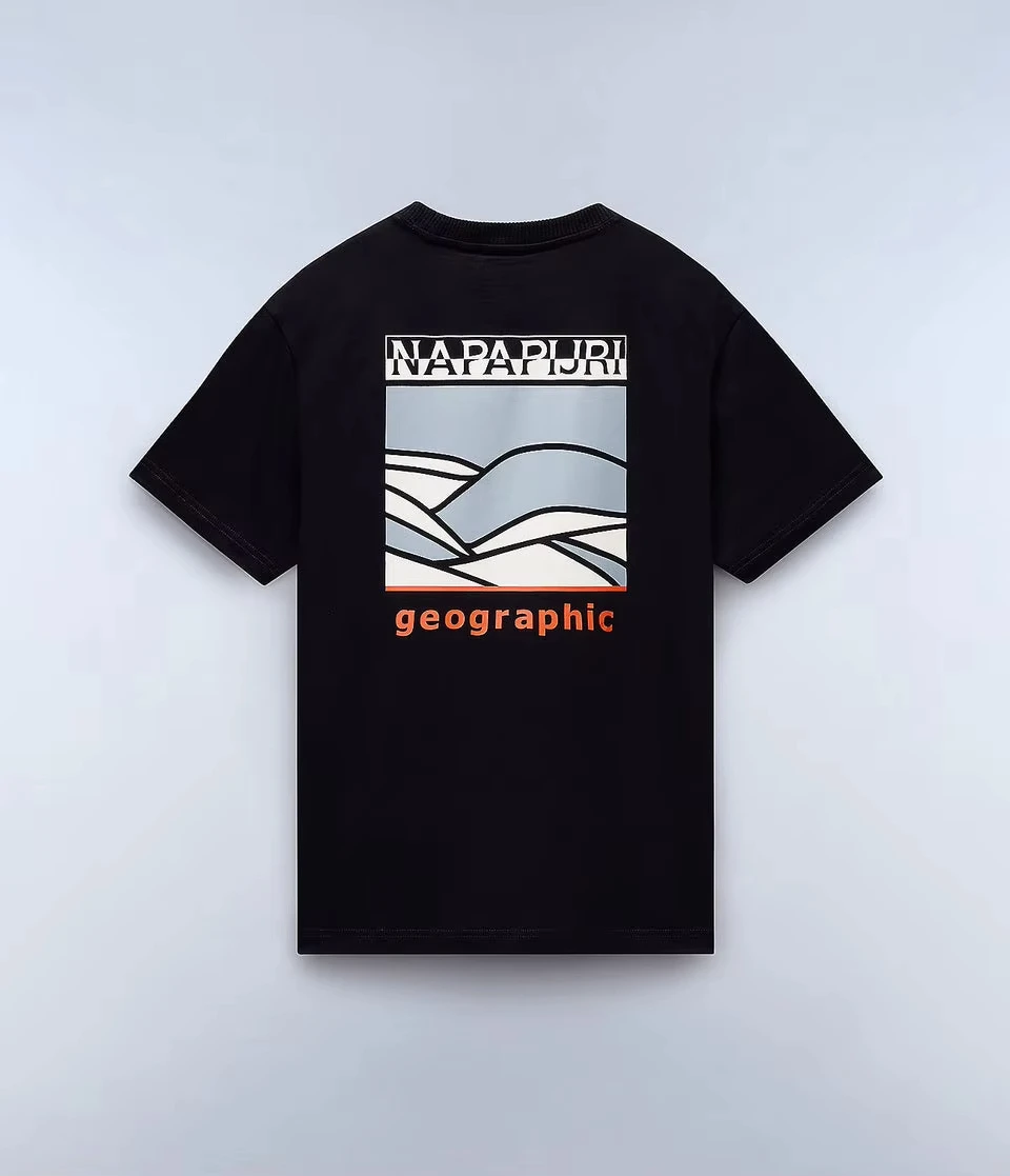 

Napapijri Logo Brand Peripheral Pattern Printing Summer Luxury Brand Pure Cotton Men's and Women's T-shirts Short Sleeves