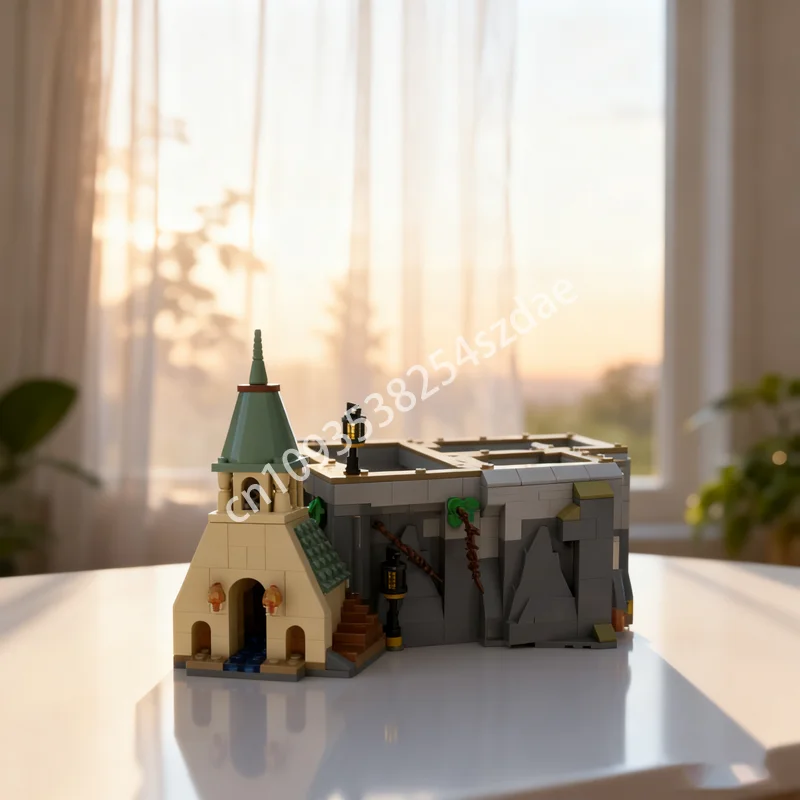 

579pcs MOC HP Modular Boathouse Extension Harry Model Building Blocks Christmas Gifts Assemble DIY Education Toys Brick Birthday