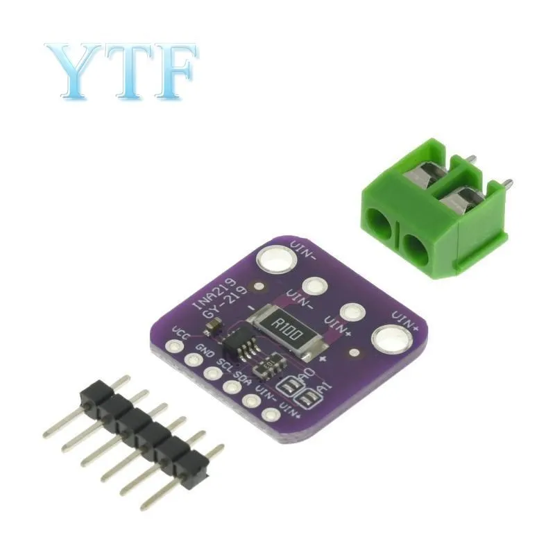 GY-INA219 Bi-directional DC Current Power Supply Sensor Breakout Module PLR DIY 3V-5V IIC I2C Power Monitoring Sensor Module