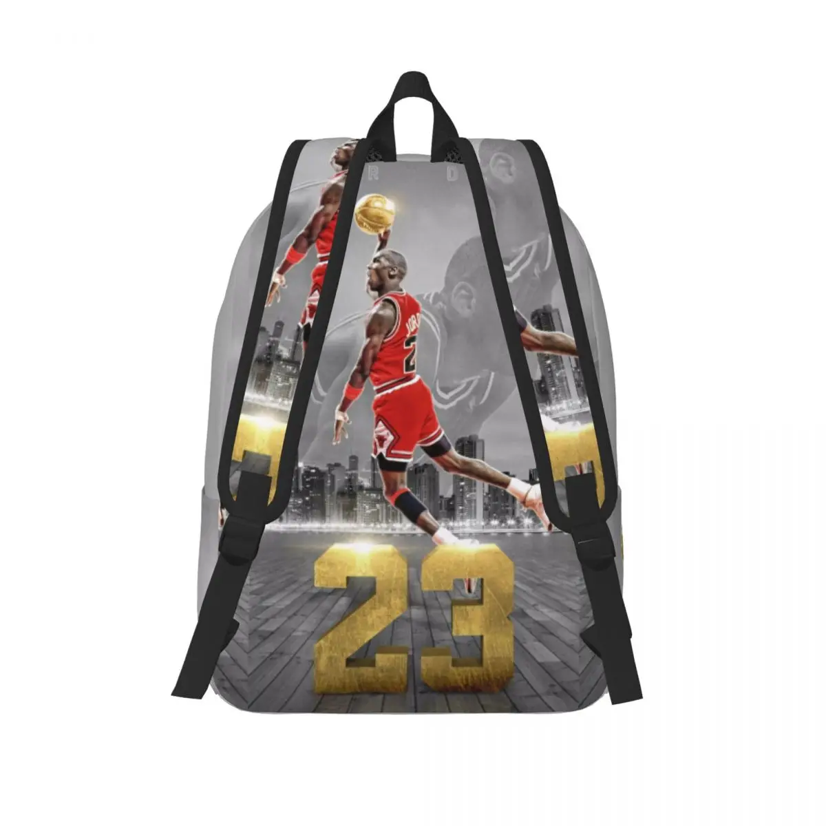 MJ-Michael Jordan Fashionable and versatile backpack, suitable for both men and women, showcasing individual charm.