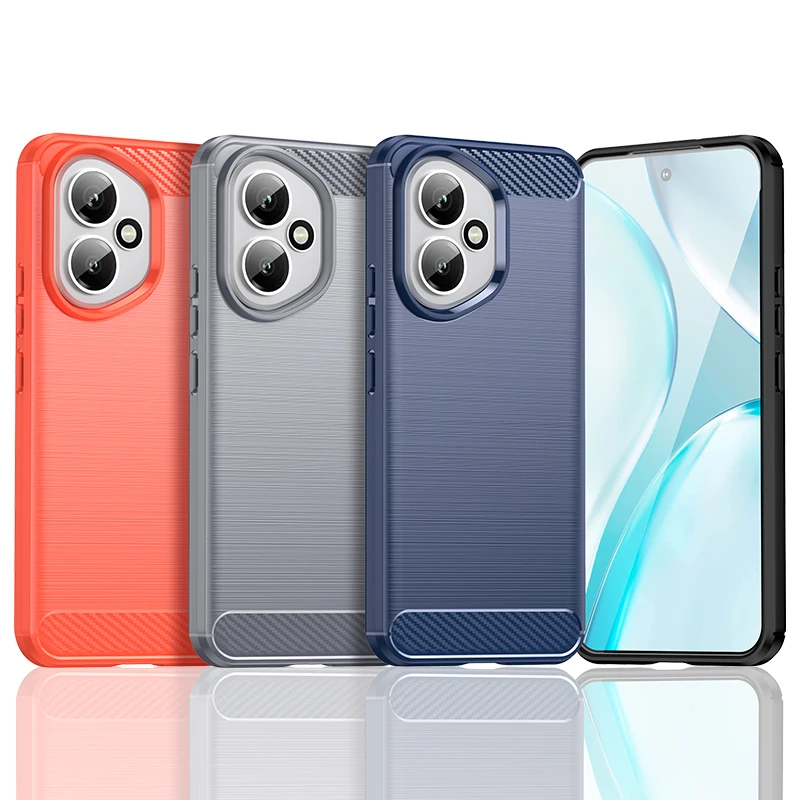 

Полный чехол для Honor 400, чехол для Honor 400 Pro, противоударный, мягкий, силиконовый, из ТПУ, из углеродного волокна, задняя крышка для Honor 400, чехол