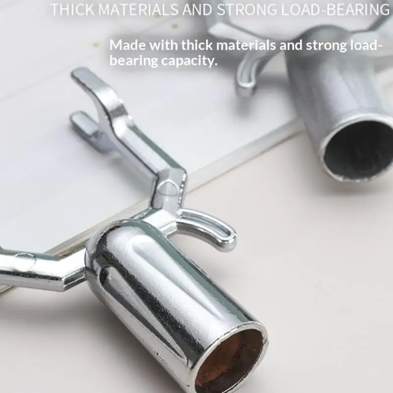 (BF06)Aluminum Alloy Clothes Pole Fork Head With High Load Bearing Capacity Sturdy Drop Resistant For Home Laundry Hanging Use