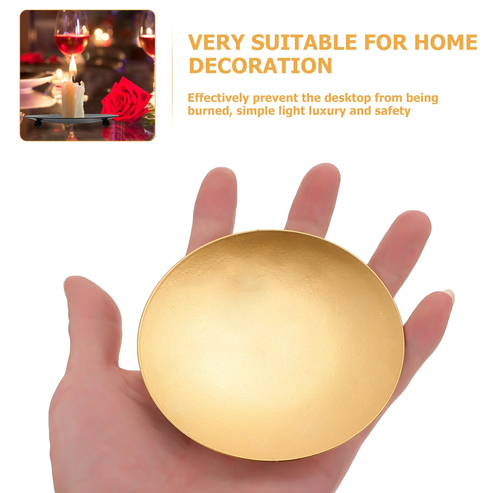 

2Pcs Iron Plates Modern Candlestick Holders Wedding Engagement Party Decoration Home Ornament Wedding Candlestick