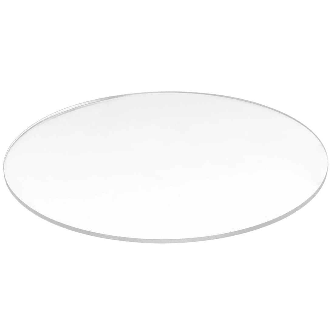 Transparent 3mm thick Mirror Acrylic round Disc Diámetro:60mm