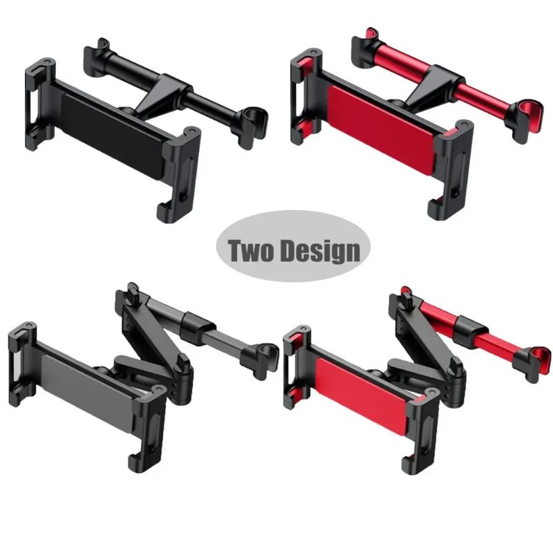 

Universal Car Headrest Mount: 4.7-13" Tablet & Phone Holder for Backseat (iPad Pro 12.9" Compatible)