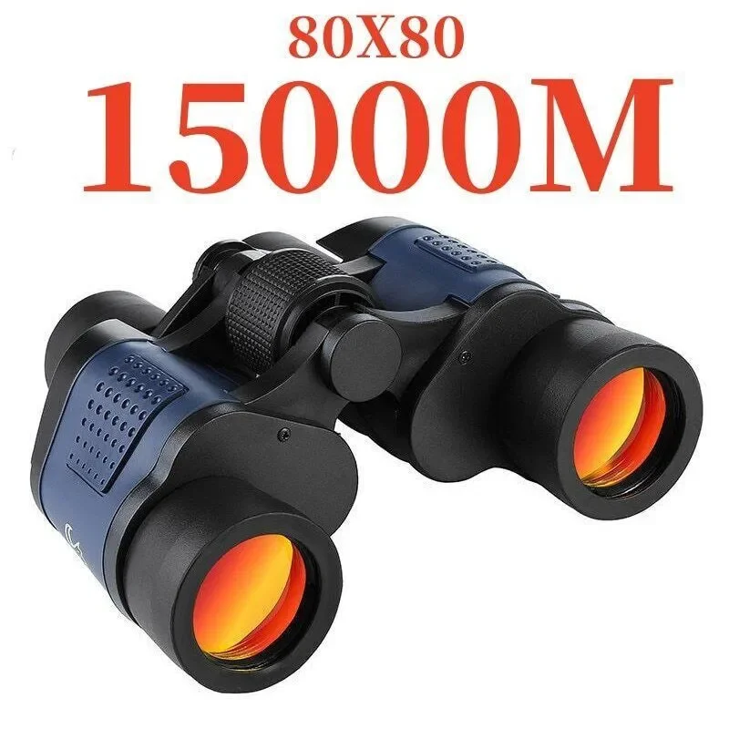 Camping Binoculars 80X80 Long Range 15000m HD High Power Telescope Tourism Binoculars Long Range Powerful Binoculars Hunting