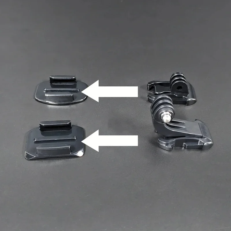 Curved Flat Adhesive Mounts Sticker Mount for GoPro Go Pro Hero 13 12 11 10 9 8 4K Helmet Action Camera Accessories for DJI OSMO
