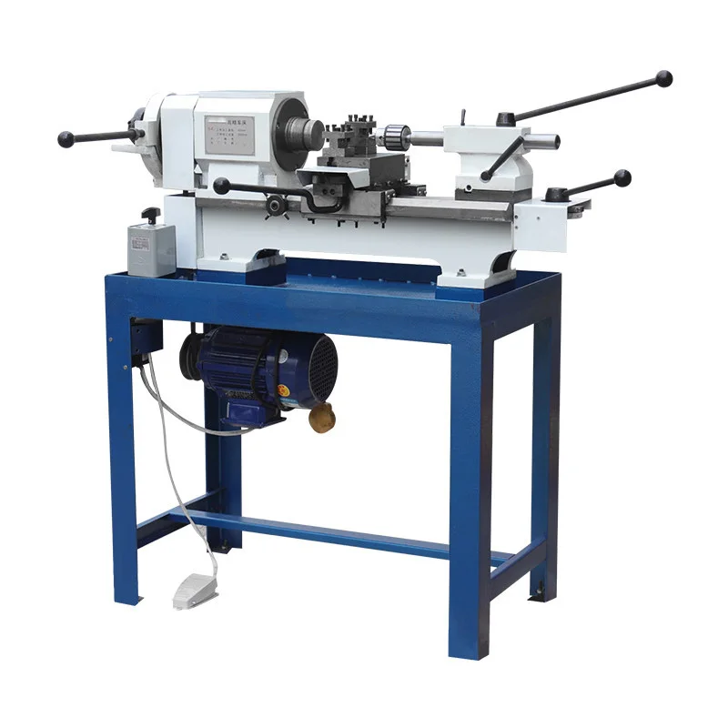 C0632 Compact Instrument Lathe, Industrial-Grade Machine Tool, Precision Hand-Crank Lathe, Bench Lathe, High-Power, (Customized)