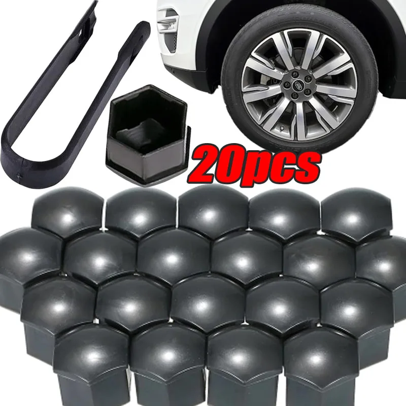 20szt Nakrętki do kół samochodowych Nakrętki antykorozyjne 17mm 19mm 21mm Nakrętka piasty samochodowej Nakrętka dekoracyjna Akcesoria