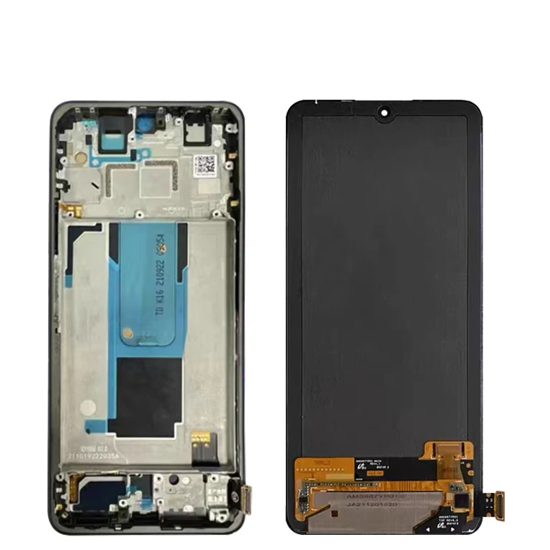 Montaje de digitalizador de pantalla táctil para Xiaomi Redmi Note 11 Pro + 5G LCD 21091116UG, 2201116TG