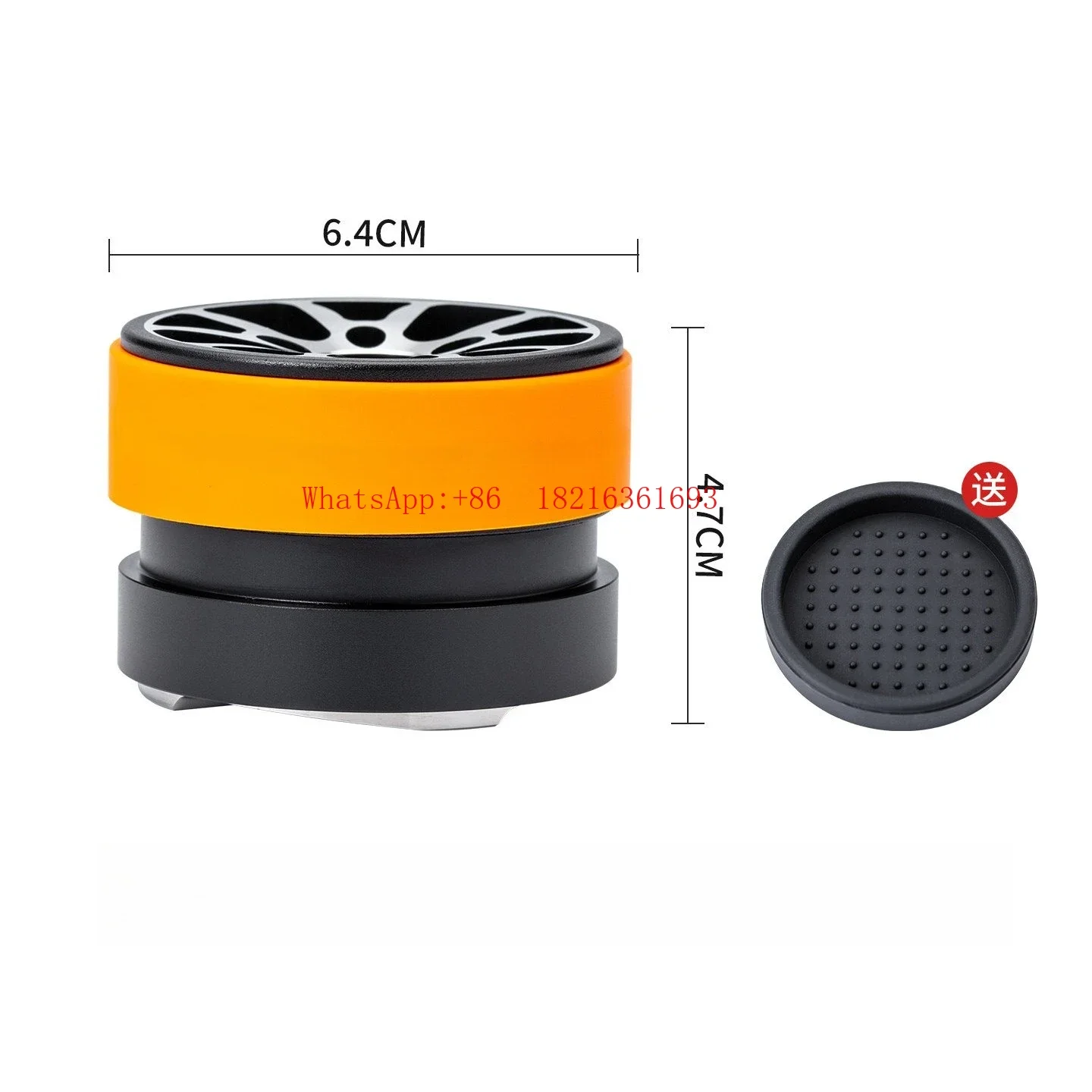 New Arrival Self-gravity Wheel Hub Powder Dispenser Adjustable Espresso Machine Universal 51/53/58 Mm Pressing Powder Cloth Pow