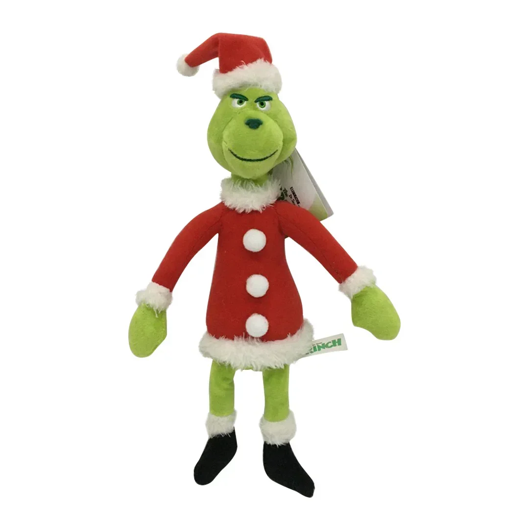 New Christmas Grinch Plush Toy Green Haired Monster Children\'s Christmas Cartoon Gift Doll Doll