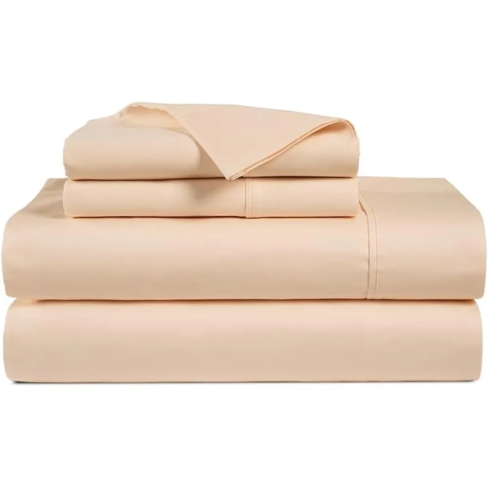

Egyptian Long Staple Cotton sheets Queen 4-Piece 800 Thread Count 100% Egyptian Cotton Bed Sheet - Extra Long Sheet Fits Mattres