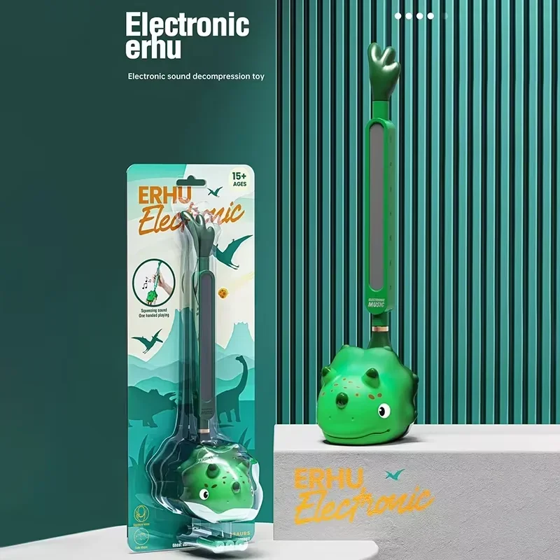 Electric Guitar Erhu Children'S Instrument with battery Electric Tadpole Creative Electronic Note Playing Guitar Great Gift