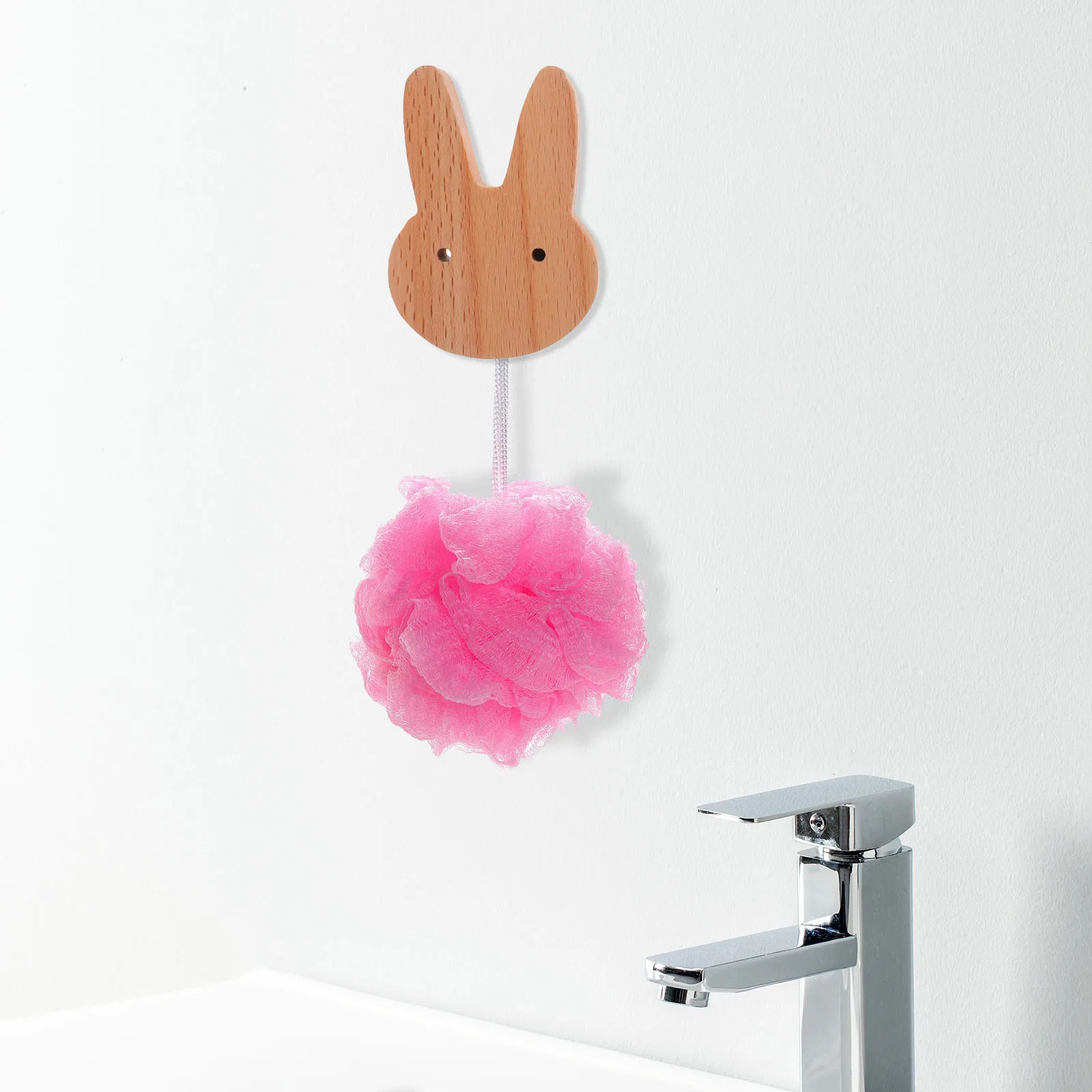 

Cartoon Animal Wall Hooks Cute Wood Hangers Wear Resistant Multipurpose Bathroom Bedroom Decorative Hanging Supplies