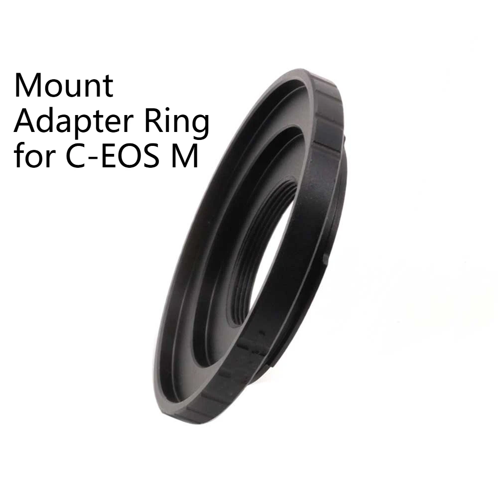 LinGo Mount Adapter Ring For C Mount lens to for Canon EOS EF-M C-EFM C-EF M EFM M5 M6 M6II M62 M100 M200 etc.Camera Accessories